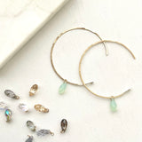 Swarovski crystals for Geo Hoop Collection. Add-on crystals for Geo Hoop. Add more sparkle to your Geo Hoop Collection and enjoy the different colors with one pair of earrings!