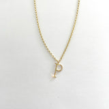 Lowercase Typewriter Font Initial p necklace. Make It Personal With One Special Letter.  Each Typewriter font initial is originally hand-forged one by one. Each letter is hammered delicately to add some sparkle and shine just like you.   14k Gold Filled