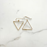 Small Hoop Earrings with Earhook