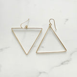 Large Hoop Earrings with Earhook