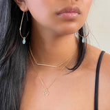 Teardrop Hoops with swarovski crystals. Geometric Hoops. Geo Hoops with crystals. Resigned our original GEO Hoops.  STYLE versatile, BE luxury.  They can be worn in 2 ways - dazzle them with your choice of Swarovski crystals or    wear them simple as plain hoops.    14K Gold Filled  Swarovski crystals  Size w/ crystal: approximately 2 3/8"  *They come with rubber backings.