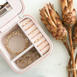 vegan leather jewelry case. i.a.m Jewelry & Creations original Jewelry Organizer Box. Jewelry Travel case.