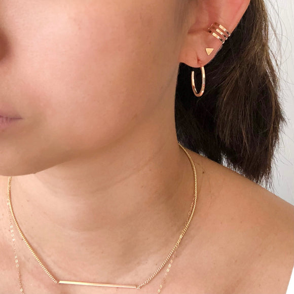 square edge circle hoops SIMPLE, EDGY, MODERN, DAINTY - ALL IN ONE  These small hoops are perfect style and size for everyday-wear.   14K Gold Filled. simple hoops. simple circle hoops. statement hoops. Large circle hoops. Medium Circle Hoops