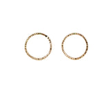 Simple studs made of 14k gold filled are perfect for minimal lovers. Go-to studs for everyday wear in any occasion.