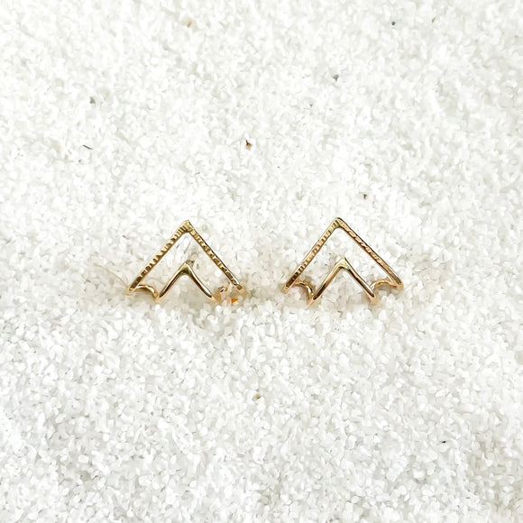 Shihara Diamond Triangle Earring 10 (02) - Metallic
