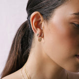 UNLEASH YOUR INNER STRENGTH AND AWAKEN THE HIDDEN GODDESS WITHIN.  Feminine strength merges with natural elegance through our Goddess Band. The smooth texture and design of a golden band symbolize independence and confidence. You are bold, brave, and courageous. Embrace the elegance of natural beauty with our Goddess Band Studs and bring out the goddess inside you. Whether for work or an evening out, our Goddess Collection will surely add boldness to your look. Unisex. 14K Gold Filled. Nickel Free.