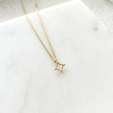 Add a hint of sparkle to your minimalist look with our Mini Starburst! Enhance your daily wear with this unique touch of chic. 14K Gold Filled, Nickel Free